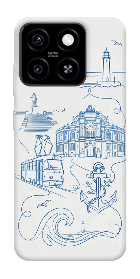 Чехол Southern pearl для ZTE Blade A55 4G