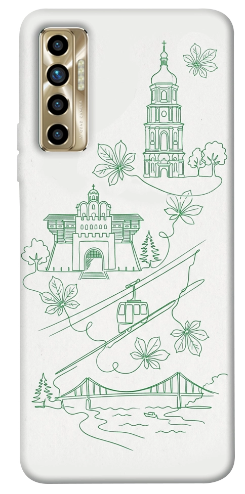 Чехол Heart of Kyiv для TECNO Camon 17P