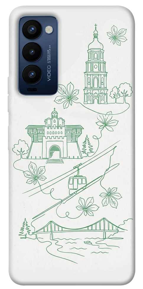 Чохол Heart of Kyiv для TECNO Camon 18