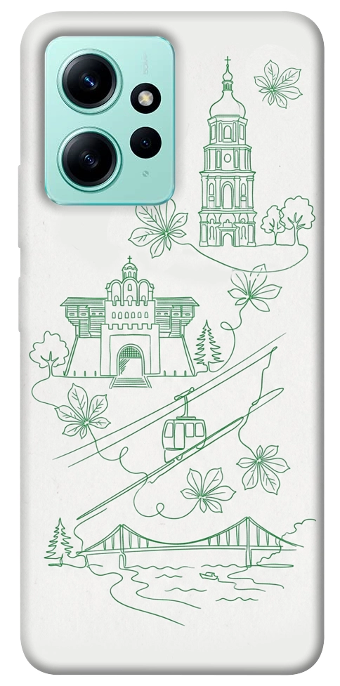 Чохол Heart of Kyiv для Xiaomi Redmi Note 12 4G