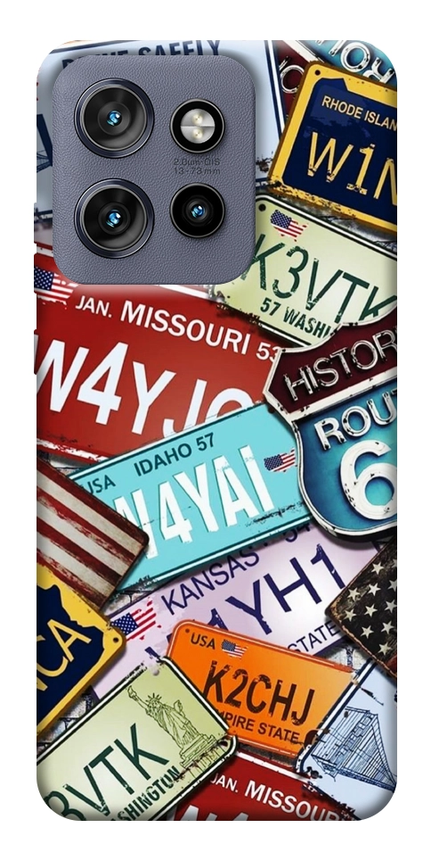 Чехол License plate для Motorola Edge 60 Neo