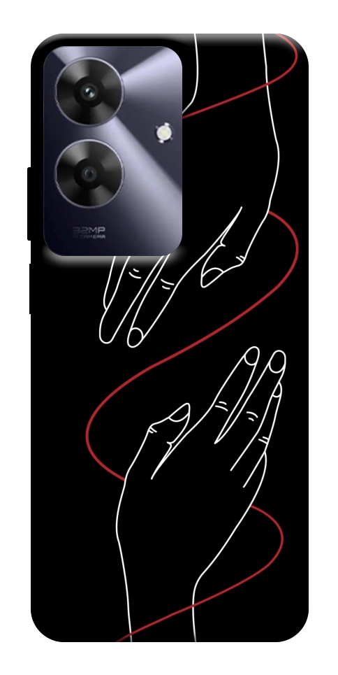 Чехол Плетение рук для Realme Note 60x