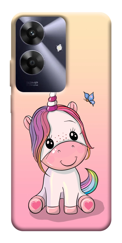 Чехол Сute unicorn для Realme Note 60x