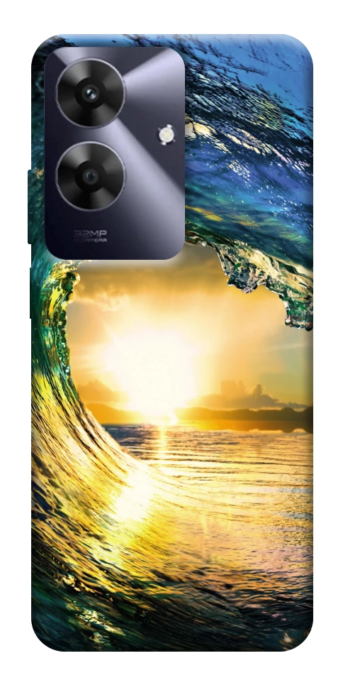 Чехол Закрученная волна для Realme Note 60x