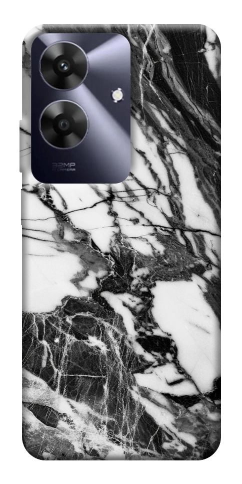 Чехол Calacatta black marble для Realme Note 60x