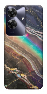Чехол Радужный мрамор для Realme Note 60x