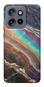 Чехол Радужный мрамор для Motorola Edge 60 Neo