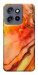 Чохол Червоний корал мармур для Motorola Edge 60 Neo