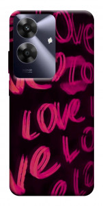Чехол Neon love для Realme Note 60x