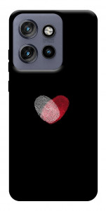 Чехол Fingerprint heart для Motorola Edge 60 Neo