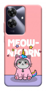 Чехол Cat unicorn для Realme Note 60x