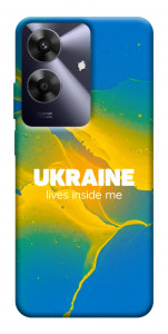 Чехол Україно в мені для Realme Note 60x