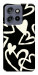 Чехол Black and white hearts для Motorola Edge 60 Neo