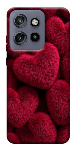Чехол Fluffy hearts для Motorola Edge 60 Neo