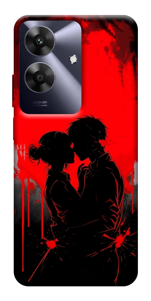 Чехол Silhouette couple для Realme Note 60x