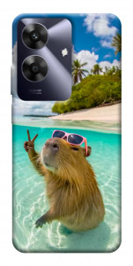 Чехол Сapybara vacation для Realme Note 60x