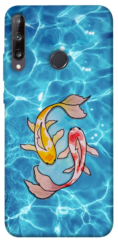 Чехол Koi fish для Huawei P40 Lite E