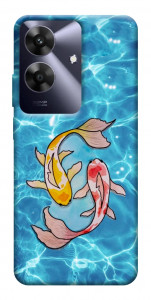 Чехол Koi fish для Realme Note 60x