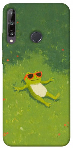 Чехол Лягушачий chill для Huawei P40 Lite E