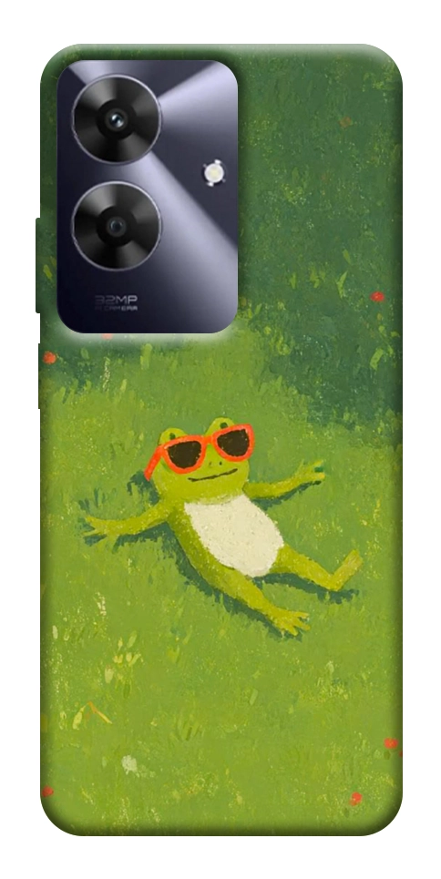 Чехол Лягушачий chill для Realme Note 60x