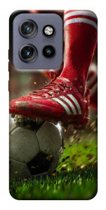 Чехол Сlose up football для Motorola Edge 60 Neo