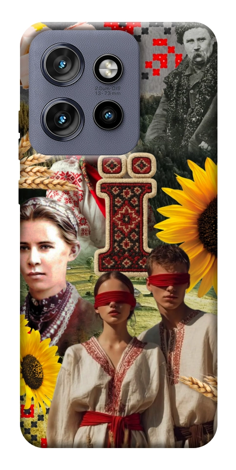 Чехол Ukr collage для Motorola Edge 60 Neo