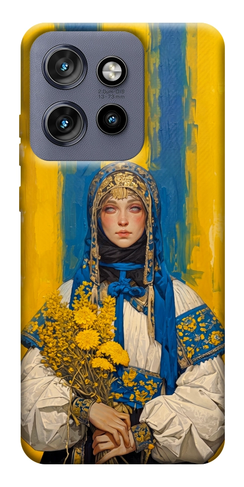 Чехол Ukrainian woman для Motorola Edge 60 Neo