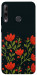 Чехол Червоний цвіт для Huawei P40 Lite E