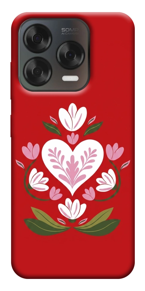 Чехол Квітуче серце для ZTE Nubia V70 Design