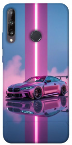 Чехол Pink neon car для Huawei P40 Lite E