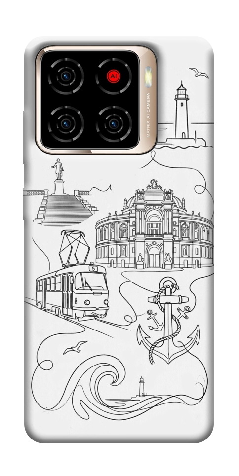 Чохол Odesa spirit для ZTE Blade A56