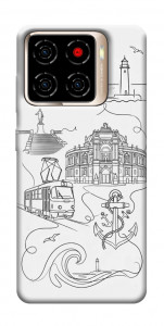 Чехол Odesa spirit для ZTE Blade A56