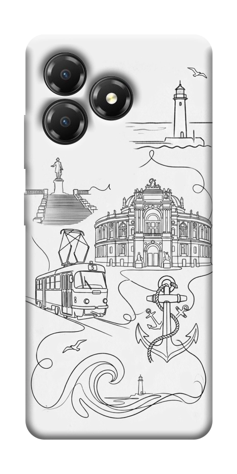 Чехол Odesa spirit для ZTE Blade A36