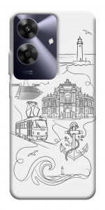 Чехол Odesa spirit для Realme Note 60x