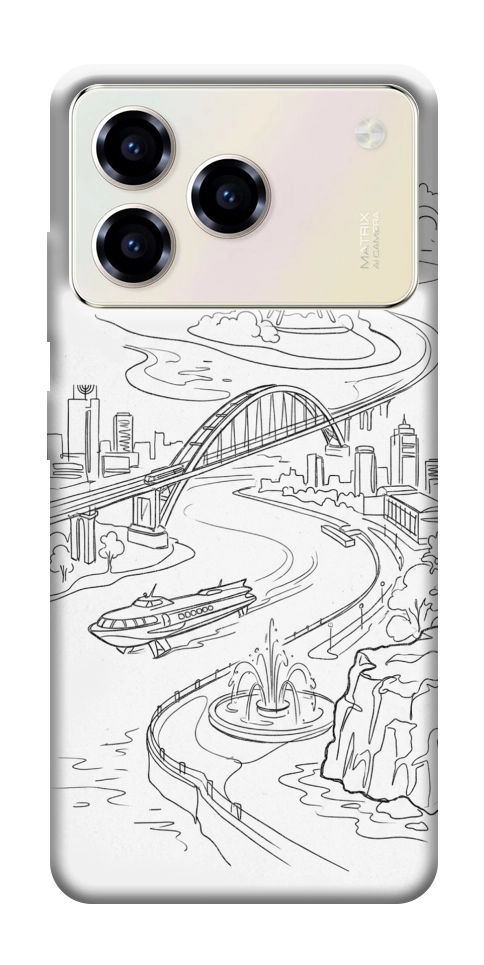 Чехол Dnipro spirit для ZTE Blade A76 4G