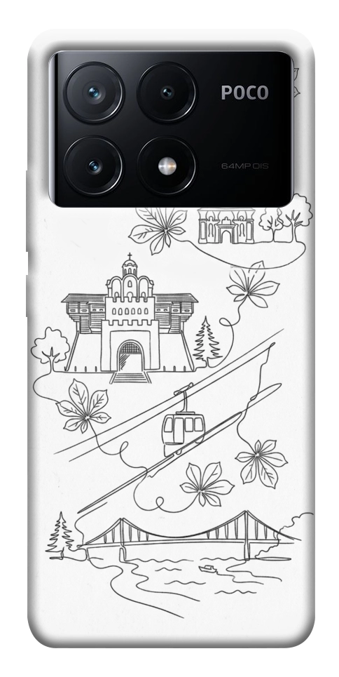 Чохол Kyiv spirit для Xiaomi Poco X6 Pro