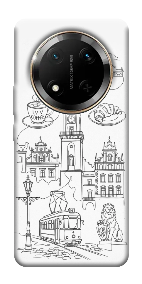Чохол Lviv spirit для Huawei Honor X9c