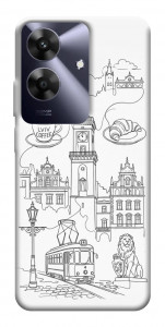 Чехол Lviv spirit для Realme Note 60x