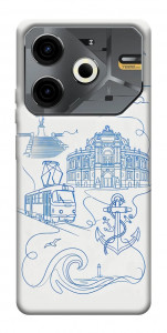 Чехол Southern pearl для TECNO Pova 6 Neo (LI6)