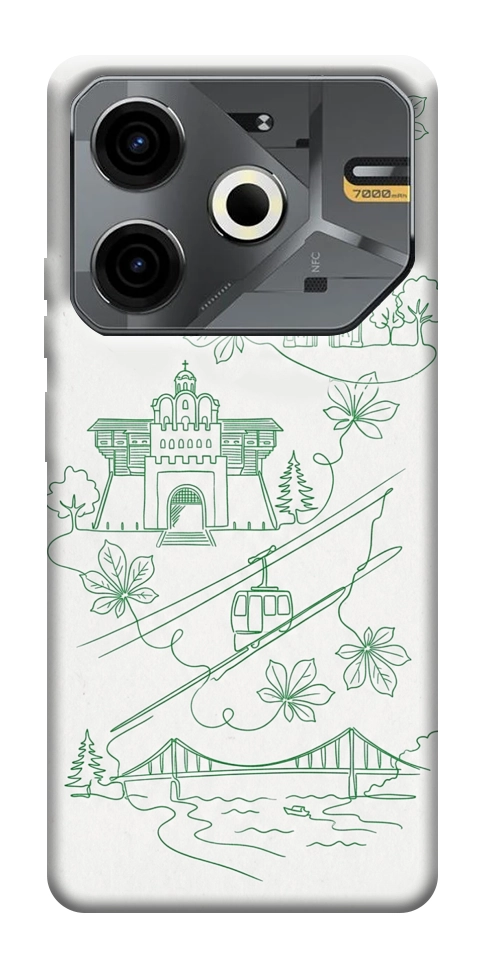 Чехол Heart of Kyiv для TECNO Pova 6 Neo (LI6)