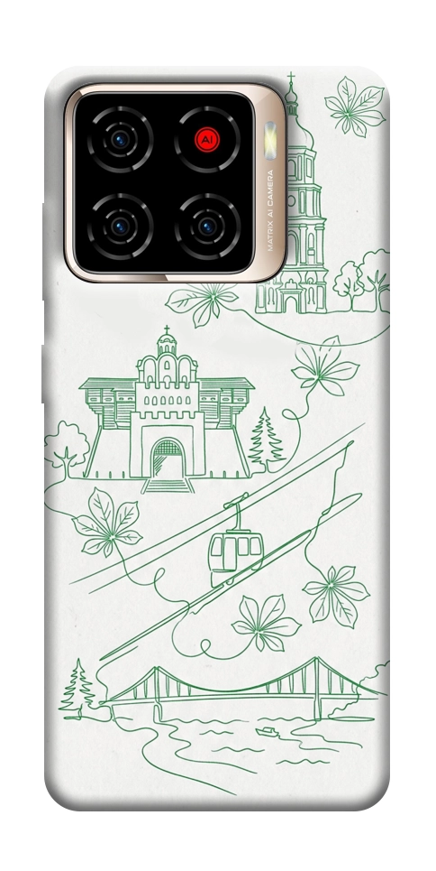 Чохол Heart of Kyiv для ZTE Blade A56