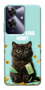 Чехол Money cat для Realme Note 60x