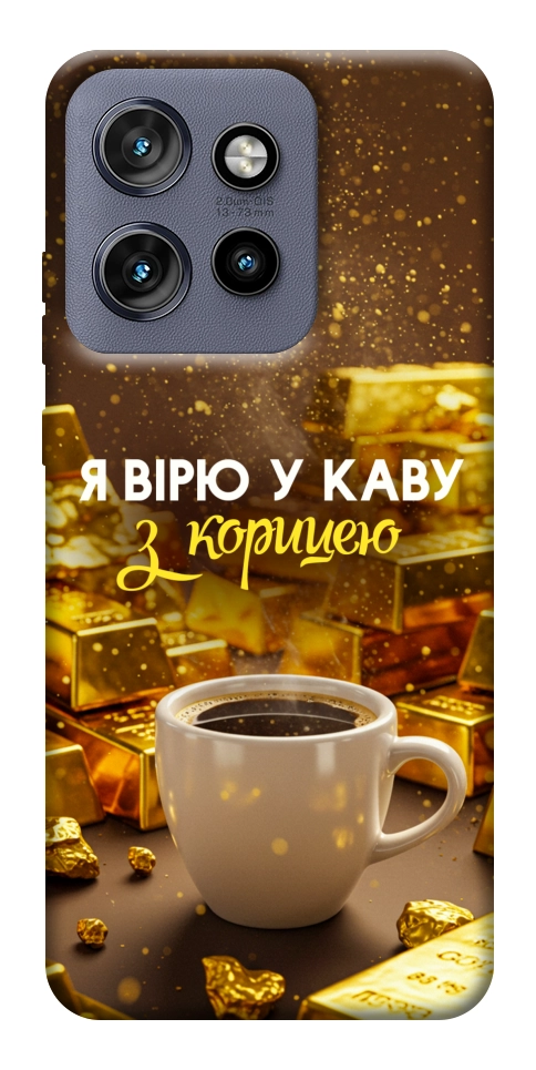 Чехол Верю в кофе для Motorola Edge 60 Neo