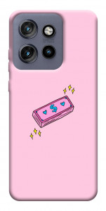 Чехол Simple pink money для Motorola Edge 60 Neo
