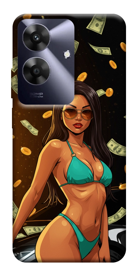 Чехол Money girl для Realme Note 60x