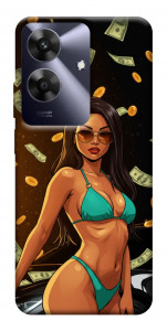 Чехол Money girl для Realme Note 60x