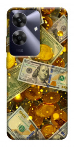 Чехол Gold and dollars для Realme Note 60x