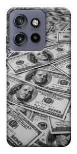 Чехол Dollars background для Motorola Edge 60 Neo
