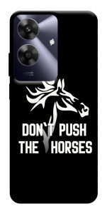 Чехол Dont push the horses для Realme Note 60x