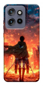 Чехол Attack on titan eren для Motorola Edge 60 Neo